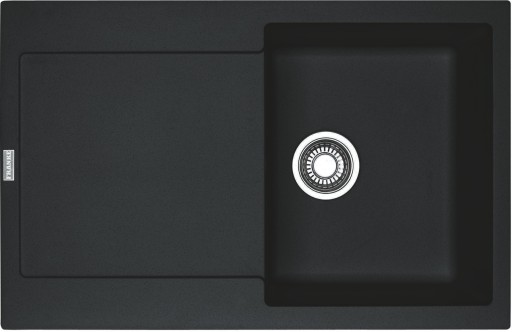 Chiuveta bucatarie Franke Maris MRG 611 reversibila 780x500mm tehnologie Sanitized fragranite Nero