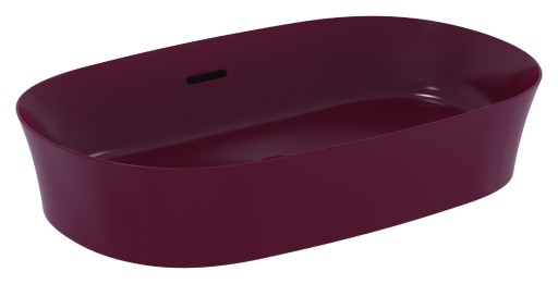 Lavoar tip bol Ideal Standard Ipalyss E1397 60x38cm fara orificiu baterie V6 Pomegranate