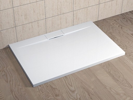 Cadita de dus dreptunghiulara Radaway Giaros D 100x90 cm marmura compozita