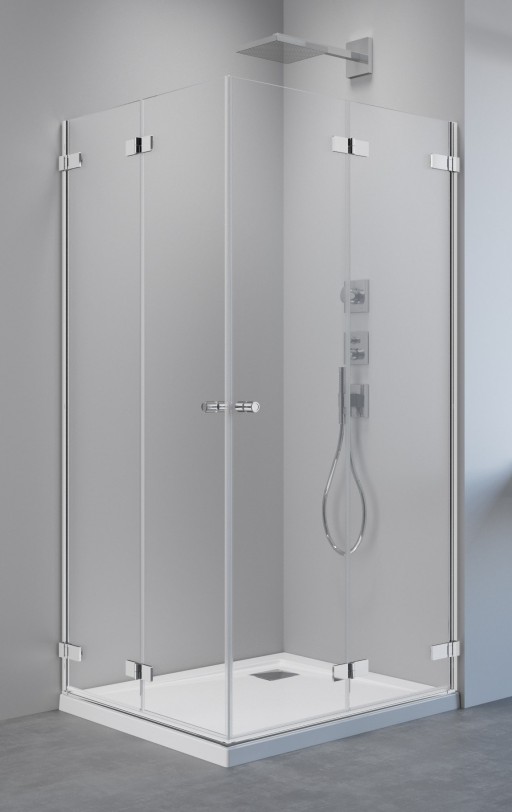 Usa de dus Radaway Arta KDD B 90cm deschidere stanga profil Chrome+