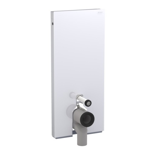 Rezervor wc Geberit Monolith aparent pentru wc pe pardoseala 114cm sticla alba