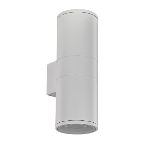 Aplica de exterior Ideal Lux Gun AP2 Big 2x60W 11x31cm alb