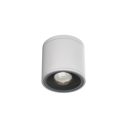 Aplica de exterior Ideal Lux Gun PL1 1x28W 10.5x10.5cm alb