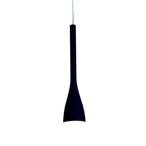 Suspensie Ideal Lux Flut SP1 Small 1x60W 10.5x44-110cm negru