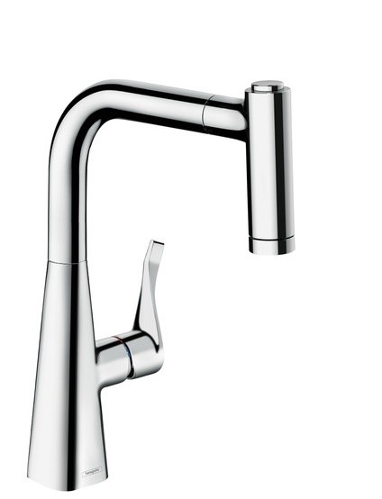 Baterie bucatarie Hansgrohe M7116-H220 ComfortZone 220 dus extractibil cu doua tipuri de jet crom