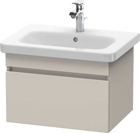 Dulap baza Duravit DuraStyle 58x44.8cm sertar cu inchidere lenta taupe mat