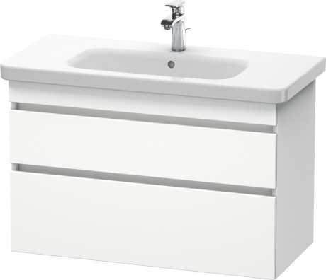 Dulap baza Duravit DuraStyle 93x44.8cm 2 sertare cu inchidere lenta alb mat