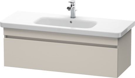 Dulap baza Duravit DuraStyle 113x44.8cm sertar cu inchidere lenta taupe mat