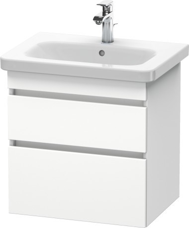 Dulap baza Duravit DuraStyle 58x44.8cm 2 sertare cu inchidere lenta alb mat