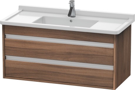 Dulap baza Duravit Ketho 100x46.5cm 2 sertare inchidere lenta nuc