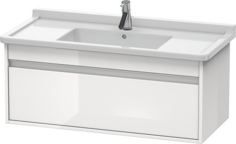 Dulap baza Duravit Ketho 100x46.5cm sertar inchidere lenta alb lucios