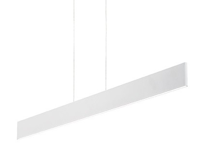 Suspensie Ideal Lux Desk SP1 max 23W LED 102.5x20/120cm alb