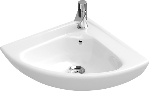 Lavoar de colt Villeroy & Boch O.Novo 41.5x41.5mm alb alpin