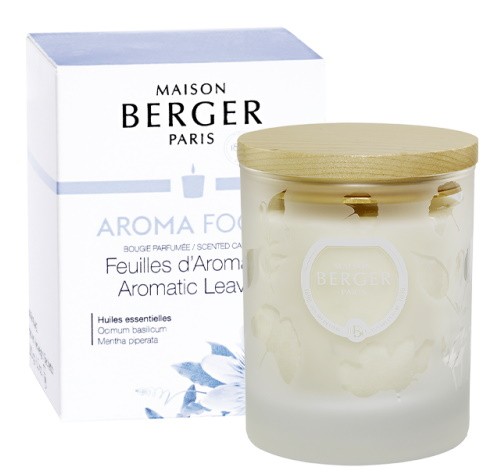 Lumanare parfumata Maison Berger Aroma Focus Aromatic Leaves 180g