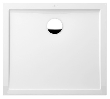 Cadita de dus rectangulara Villeroy & Boch Futurion Flat 100x80cm alb