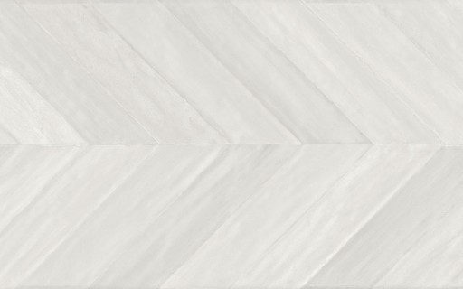 Gresie portelanata rectificata Iris Whole Chevron Maiolica 120x60cm 9mm White Natural