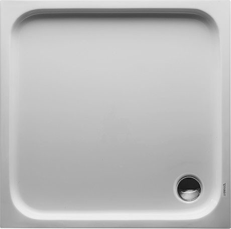 Cadita de dus patrata Duravit D-Code 100x100cm acril alb