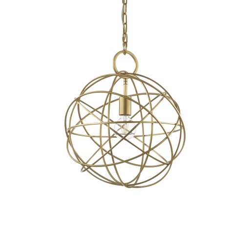 Pendul Ideal Lux Konse SP1 1x60W E27 h78-170cm dark gold