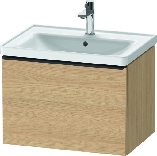 Dulap baza Duravit D-Neo cu 1 sertar pentru lavoar 65cm Natural Oak