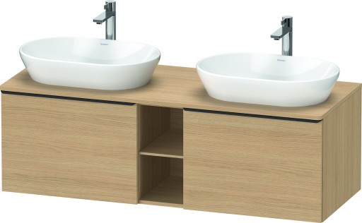 Dulap baza Duravit D-Neo cu 2 sertare pentru lavoar 140cm Natural Oak