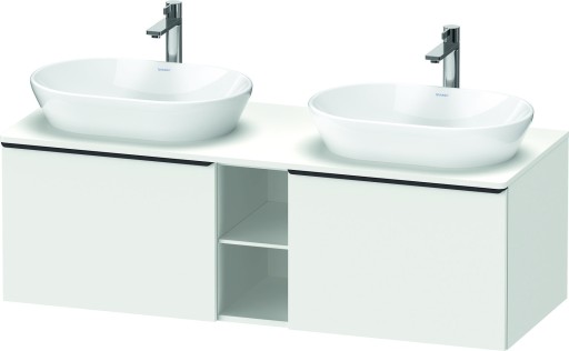 Dulap baza Duravit D-Neo cu 2 sertare pentru lavoar 140cm White Matt Decor