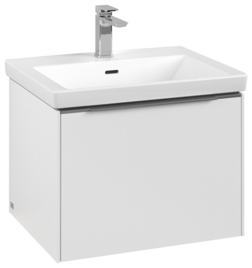 Dulap baza suspendat Villeroy & Boch Subway 3.0 cu iluminare 57x44x46cm Pure White