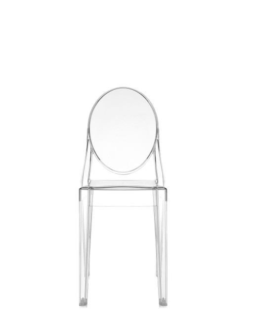 Set 2 scaune Kartell Victoria Ghost design Philippe Starck transparent