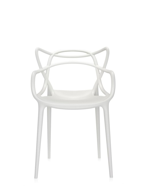 Set 2 scaune Kartell Masters design Philippe Starck & Eugeni Quitllet alb