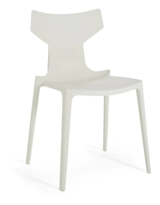 Set 2 scaune Kartell Re-Chair design Antonio Citterio alb