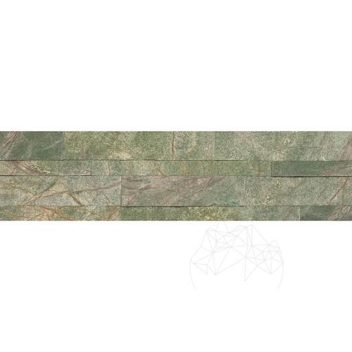 Panel Marmura Flexibila SKIN - Rain Forest Green, 60 x 15 cm (cu 3M pe spate)