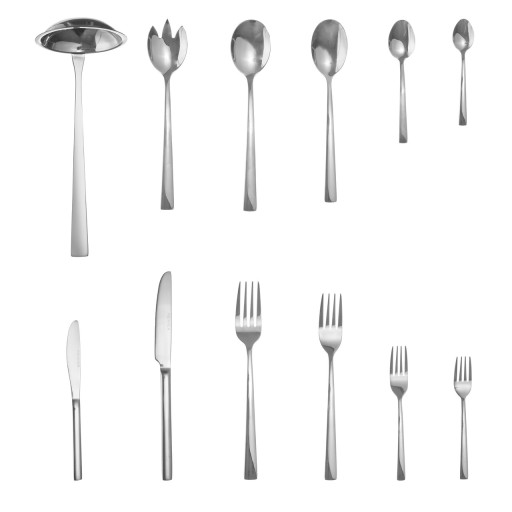 Set tacamuri 68 piese Prague, Heinner, inox, argintiu