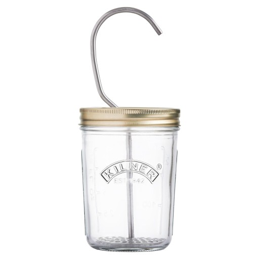 Recipient preparare maioneza, Kilner, Mora, 0.33 L, sticla, transparent