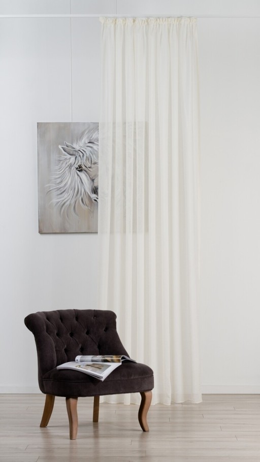 Perdea Mendola Interior, Sible crush, 300x260 cm, poliester, bej