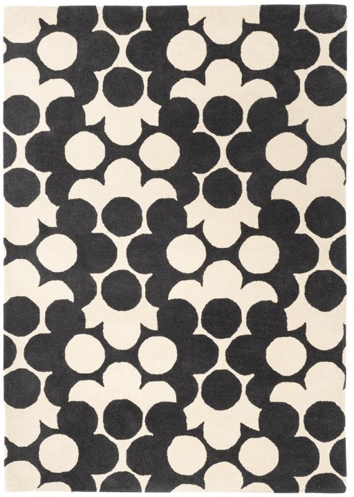 Covor Orla Kiely Puzzle Flower 160x230cm 60905 slate