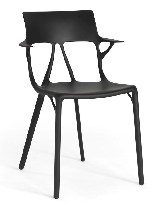 Set 2 scaune Kartell A.I. design Philippe Starck negru