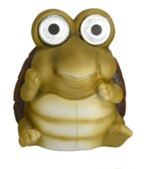 Lampa de gradina Turtle, 11x9.5x12 cm, polistone