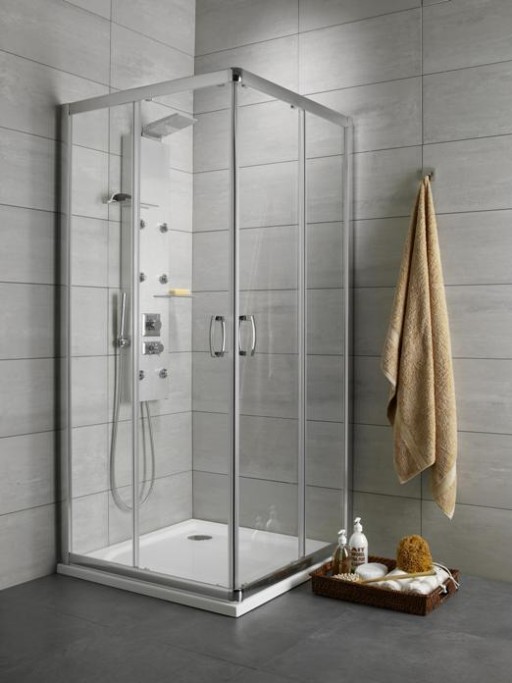 Cabina de dus dreptunghiulara Radaway Premium Plus D 1900 75x90cm sticla transparenta