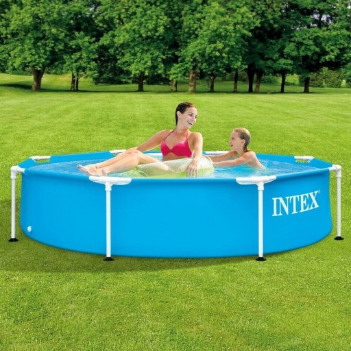 Piscina Intex, 244x51 cm, 1828 L, polivinil, albastru