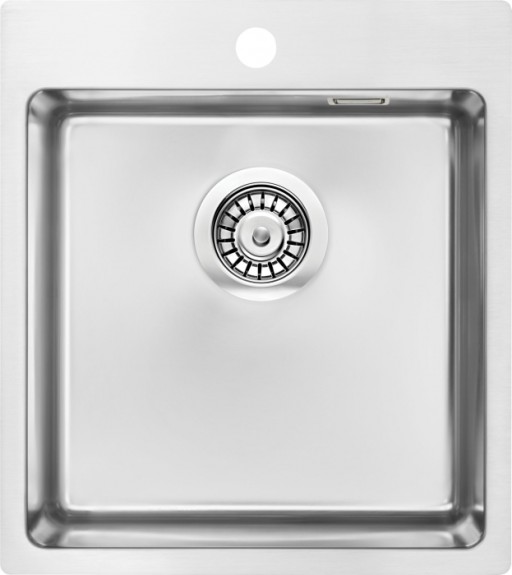 Chiuveta bucatarie inox crom, 45x50 cm, Deante Olfato