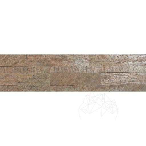 Panel 3D Quartit Flexibil SKIN - Copper, 60 x 15 cm (cu 3M pe spate)