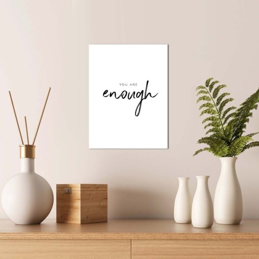 Tablou decorativ, Alpha Wall, You are Enough, 30x40 cm