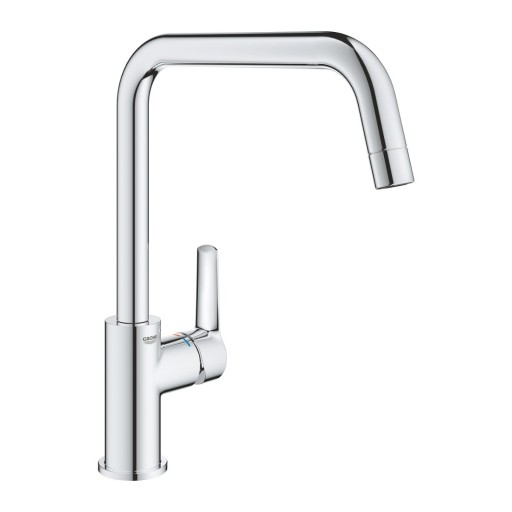 Baterie de bucatarie Grohe Start , pipa inalta, tip U, pivotanta,crom-30470000