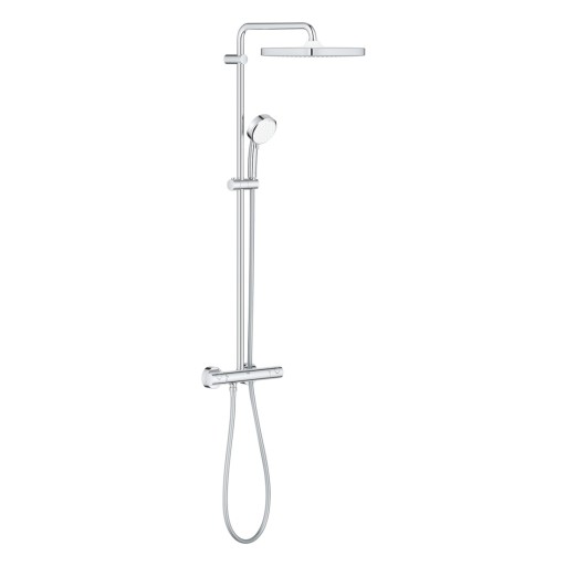 Coloana dus Grohe New Tempesta, palarie patrata, 25 cm, termostat,editie profesionala-26689000