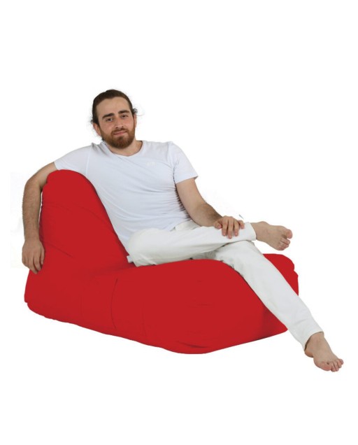 Fotoliu puf, Bean Bag, Ferndale Trendy, 105 x 75 cm, poliester impermeabil, rosu