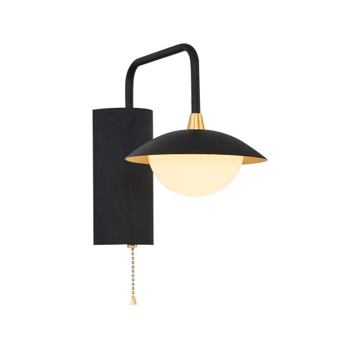 Aplica de perete, L1797 - Black, Lightric, 20 x 15 x 23 cm, LED, 3W, negru