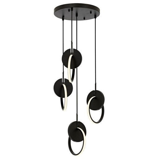 Lustra, Av-1874-4T-Bsy, Aurora, 35 x 120 cm, 4 x LED, 30W, negru