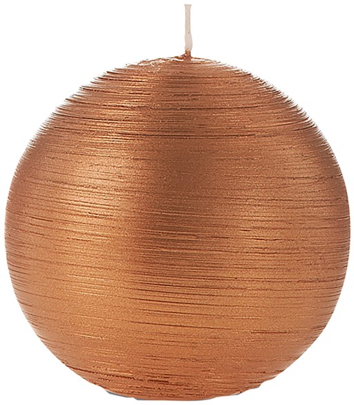 Lumanare La Francaise Colorama de Fetes Boule d 8cm 15 ore cupru