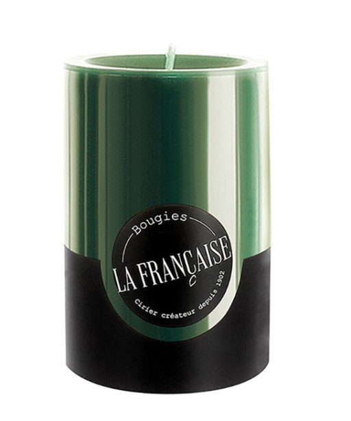 Lumanare La Francaise Colorama Cylindre Timeless d 7cm h 10cm 50 ore verde