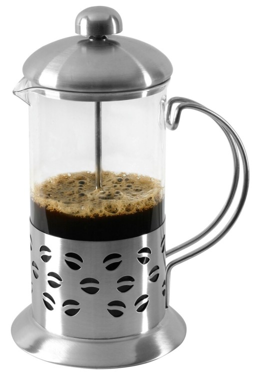 Filtru cafea Larissa, Ambition, 350 ml, sticla, model boabe cafea