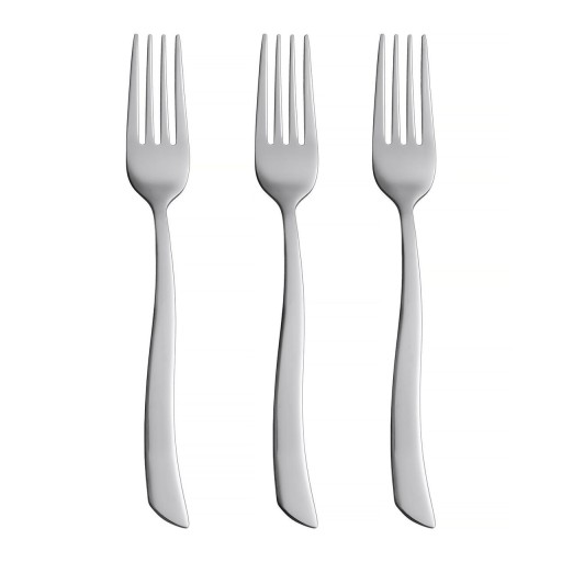 Set furculite 3 piese Wave, Ambition, 20.6 cm, inox